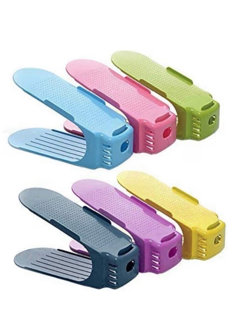 8 Shoe Organizers - Assorted Colors